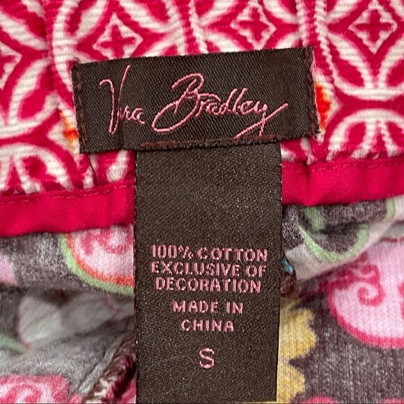 Vera Bradley Floral Print Corduroy Pajama Lounge Pants Size Small - Picture 10 of 11